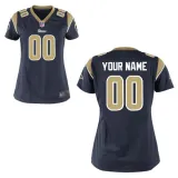 Team Color St. Louis Rams Nike Women Custom Jersey