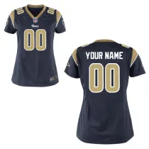 Team Color St. Louis Rams Nike Women Custom Jersey