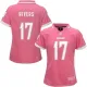 Womens NFL San Diego Chargers #17 Rivers Pink Bubble Gum Jersey
