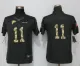 Women Nike Atlanta Falcons 11 Jones Anthracite Salute To Service Elite Jersey