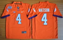 2015 Youth Clemson Tigers DeShaun Watson 4 College Football Jersey - Orange