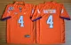 2015 Youth Clemson Tigers DeShaun Watson 4 College Football Jersey - Orange