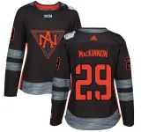 Women North America #29 MacKINNON Black World Cup of Hockey 2016 Premier Jersey