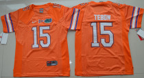 Youth Florida Gators Tim Tebow 15 College Football Jersey Orange