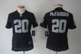 black McFadden Limited Raiders #20 Women Jersey