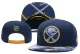 NHL Buffalo Sabres Blue Snapback Hats--YD