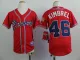 Atlanta Braves #46 Craig Kimbrel 2014 Red Kids Jersey