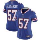 Womens Buffalo Bills #57 Alexander Blue Jersey