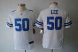 Lee white Jersey, Nike Dallas Cowboys #50 Youth Limited Jersey