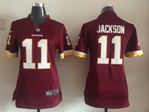 Womens Nike Washington Redskins #11 Jackson Red Jersey