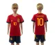 2016 Soccer Spain #10 Fabregas Home Kids Jersey