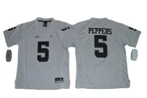 Youth Heather Gray Michigan Wolverines #5 Jabrill Peppers College Football Limited Jersey Gridiron Gray II