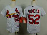 MLB St. Louis Cardinals #52 Wacha White Youth Jersey