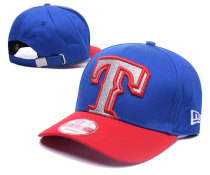 MLB Texas Rangers Blue Red Snapback Hats--GS