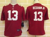 Kids New York Giants #13 Beckham JR Red Jersey