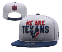 NFL Houston Texans Grey Snapback Hats-YD