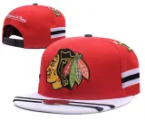 NHL Chicago Blackhawks Red Snapback Hats--GS