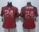 Women  New Nike Atlanta Falcons 24 Freeman Drift Fashion Red Elite Jerseys