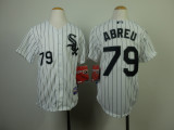 Chicago white sox #79 Jose Abreu white Youth Jersey