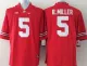NCAA Ohio State Buckeyes #5 B.Miller Red Youth Jersey