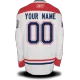 White Jersey, Montreal Canadiens #00 Your Name Road Premier Custom NHL Jersey