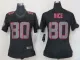 Womens Nike San Francisco 49ers 80 Rice Impact Limited Black Jerseys