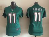 Women Nike Miami Dolphins #11 Wallace Green Jersey