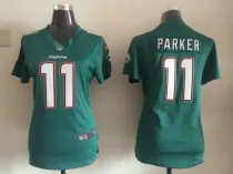 Women Nike Miami Dolphins #11 Wallace Green Jersey