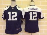 Kids NFL Dallas Cowboys #12 Staubach Thanksgiving Jersey