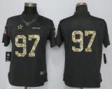 Women Nike Dallas cowboys 97 Charlton Anthracite Salute To Service Limited Jersey