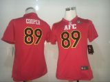 NFL Oakland Raiders #89 Cooper All Star Women AFC Jersey