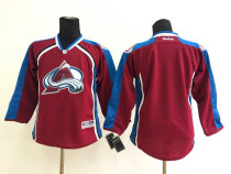 Kids NHL Colorado Avalanche Blank Red Jersey