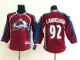 Kids NHL Colorado Avalanche #92 Landeskog Red Jersey
