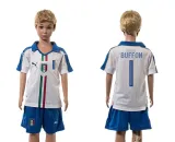 2016 Soccer Italy #1 Buffon Away Kids Jersey