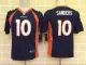 Kids Nike Denver Broncos #10 Sanders Blue Jersey