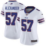 Womens Buffalo Bills #57 Alexander White Jersey