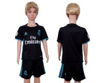 2017 Soccer Real Madrid Blank Away Kids Jersey