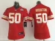 Nike NFL Kansas City chiefs #50 Houston Red Women Jersey