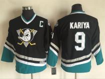 NHL Anaheim Ducks #9 Kariya Black Youth Jersey