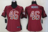 Women 2013 NEW Nike Washington Red Skins 46 Morris Drift Fashion Red Elite Jerseys