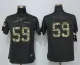 Women Nike Carolina Panthers 59 Kuechly Anthracite Salute To Service Elite Jersey