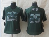 Women 2014 New Nike New York Jets 25 Pryor Drift Fashion Green Elite Jerseys