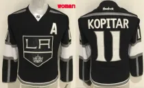 Womens Los Angeles Kings #11 Kopitar Black Jersey