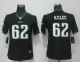 Womens Nike Philadelphia Eagles #62 Kelce Black Jersey