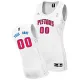 White Jersey, Women Detroit Pistons Custom NBA Jersey