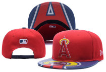 MLB Los Angeles Angels Red Snapback Hats--YD