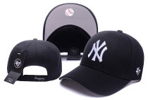 MLB New York Yankees Black Color Snapback Hats--TY