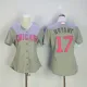 Womens MLB Chicago Cubs #17 Bryant Mothers Day Grey Jersey