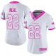 Women NFL Atlanta Falcons #22 Neal White Pink Color Rush Jersey