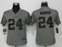 Women New Nike Washington Redskins 24 Norman Gray Gridiron Limited Jersey